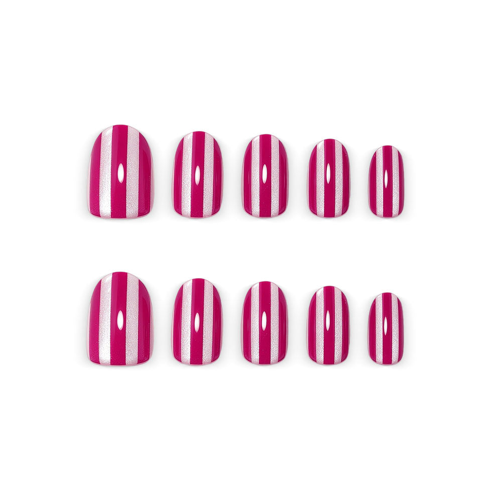 Raspberry cheese nails