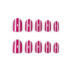 Raspberry cheese nails