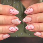 Simple strawberry nails