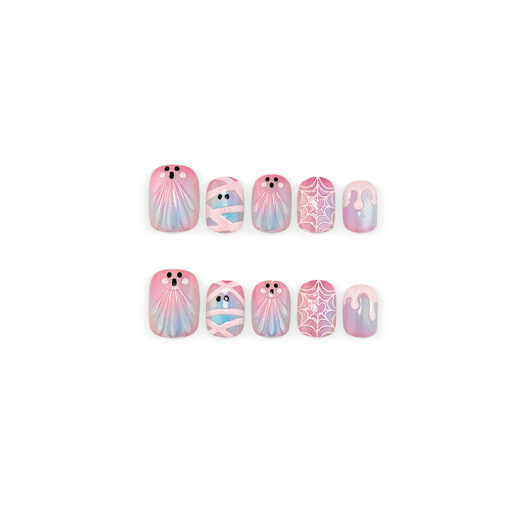 Pink Phantom Nails