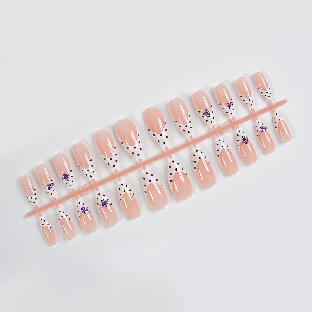 Blueberry French nails