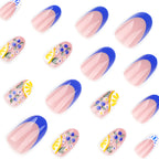 Sea salt lemon nails