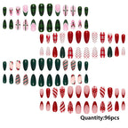 Christmas Set(4 pack) glitter French striped polka dot outfit set of 96 pieces
