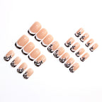 Chocolate flower nails