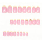 Starfish Yellow French-style Beach Vacation Nails