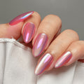 Electroplated cat-eye nails