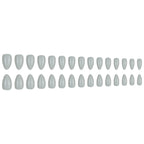 30pcs Short Almond-shaped shiny Nails