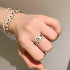 Little daisy bracelet stylish and sophisticated flower ring handband for women
