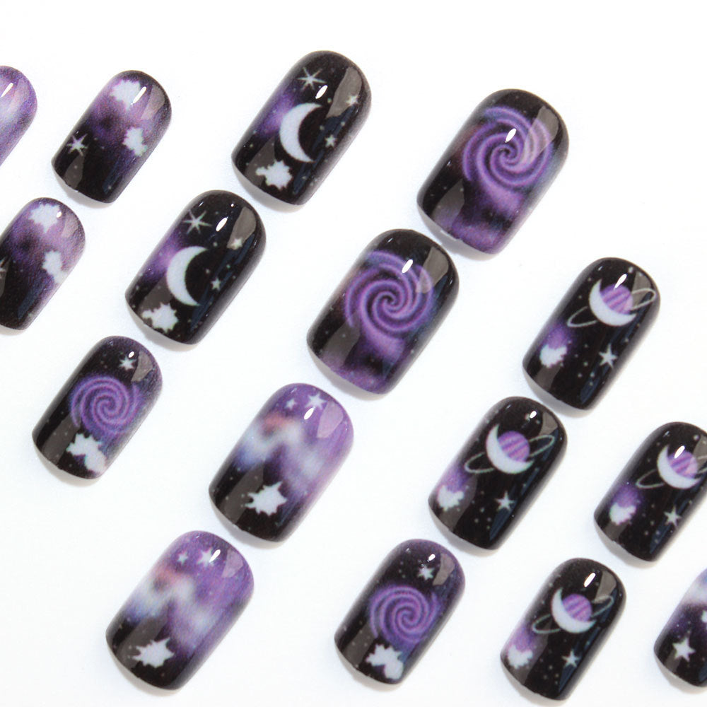 Cosmic Starry Sky Nails