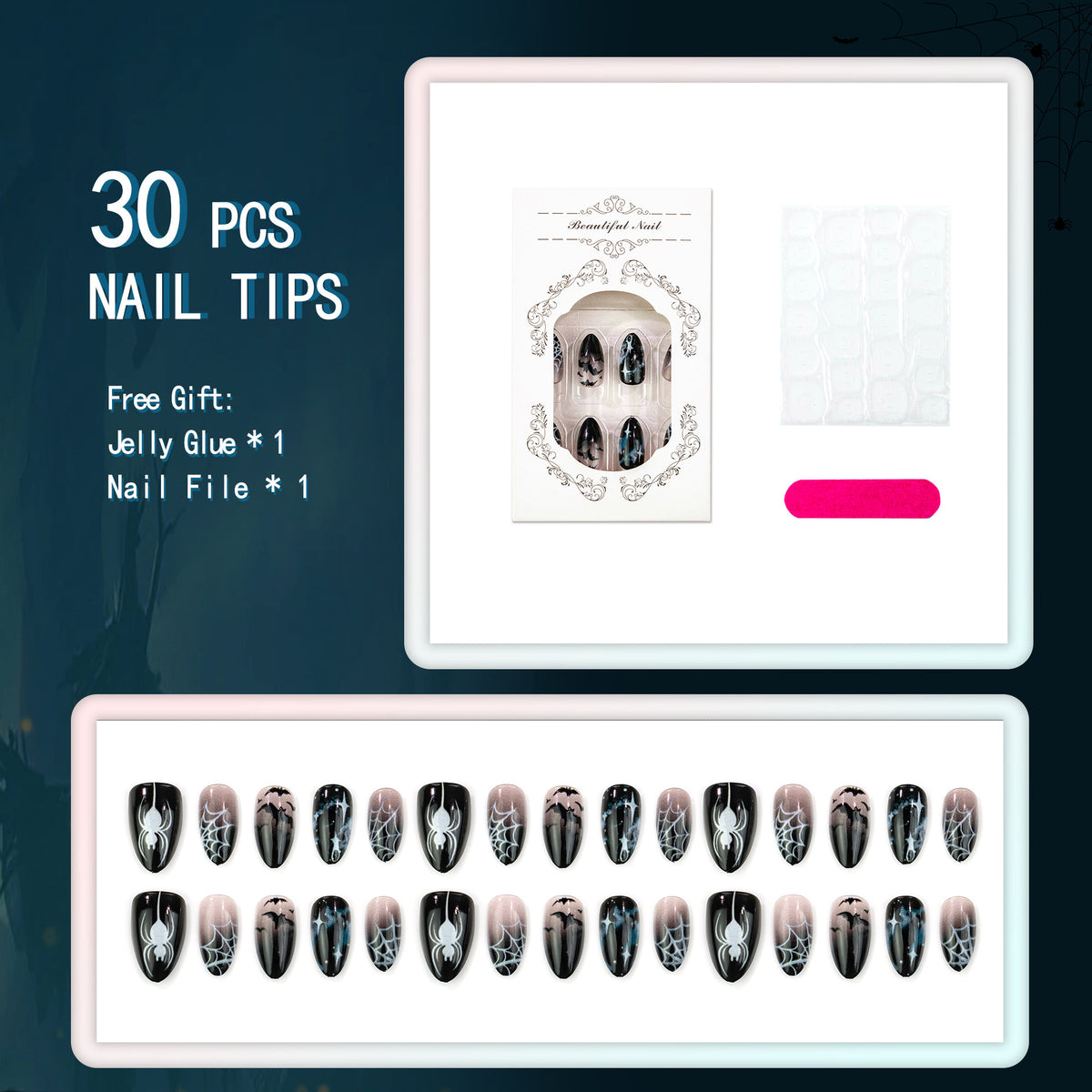 Cool spider nails