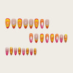 Colorful three-dimensional nails