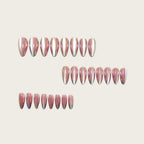 Electroplated cat-eye nails