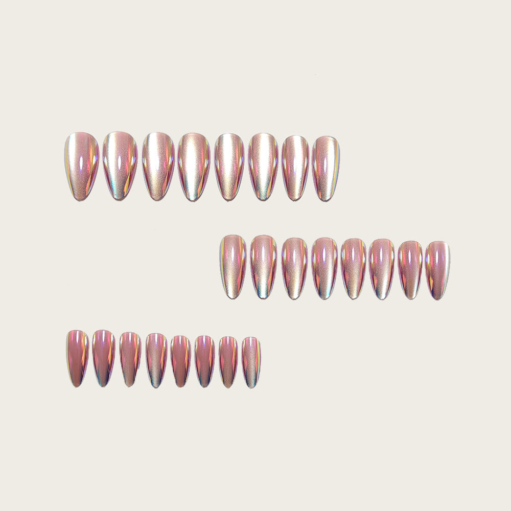 Electroplated cat-eye nails