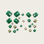 Green tourmaline cat's eye Nails