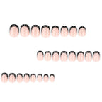 Pearl polka dot milk nails