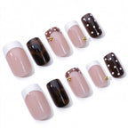 Coffee leaf nails