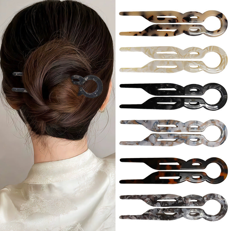 Good Hair Days Magic-Grip Hairpins, 10 Styling Updo U-Pins for Strong Hold Thick, Curly & Long Hair. All Day Discreet Hold for Buns, Half Updos, French Twists.