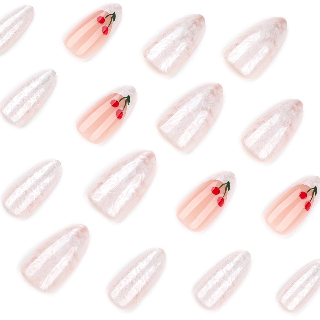 Cute cherry nails