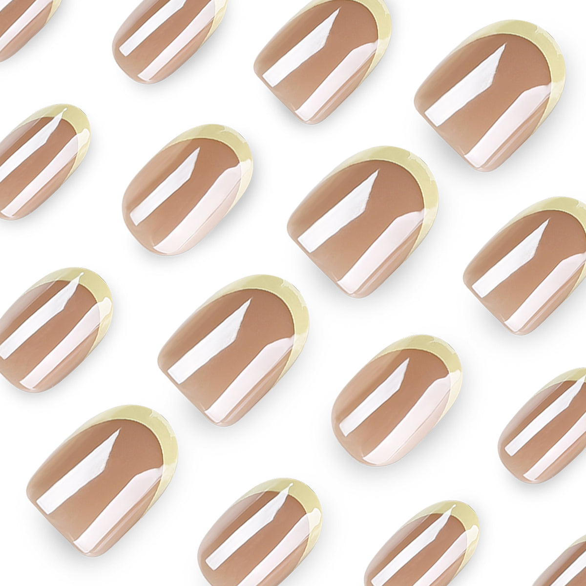 French yellow nails