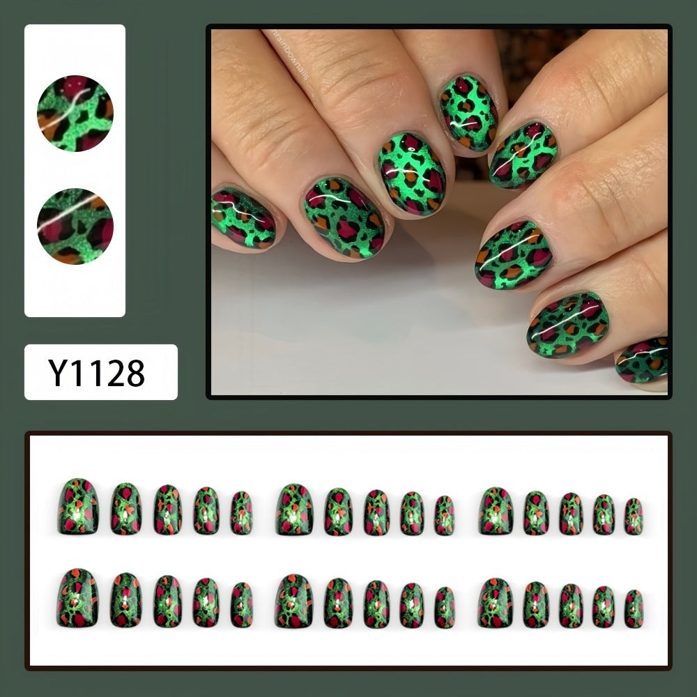 Green Forest Nails