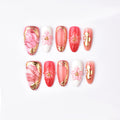 Gilded flower Nails