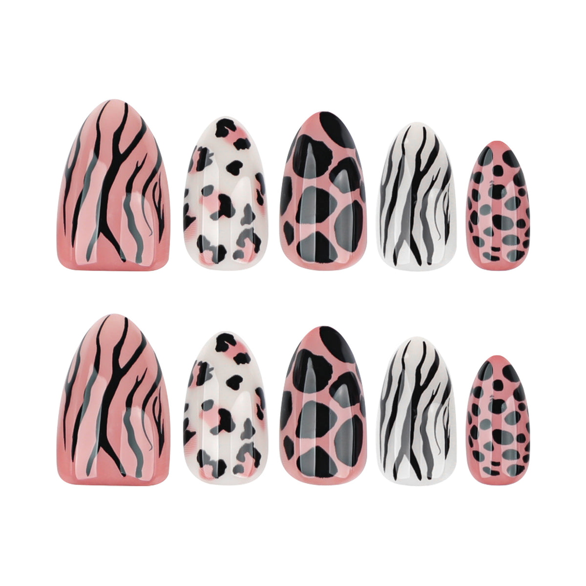 Cool and spicy leopard print nails