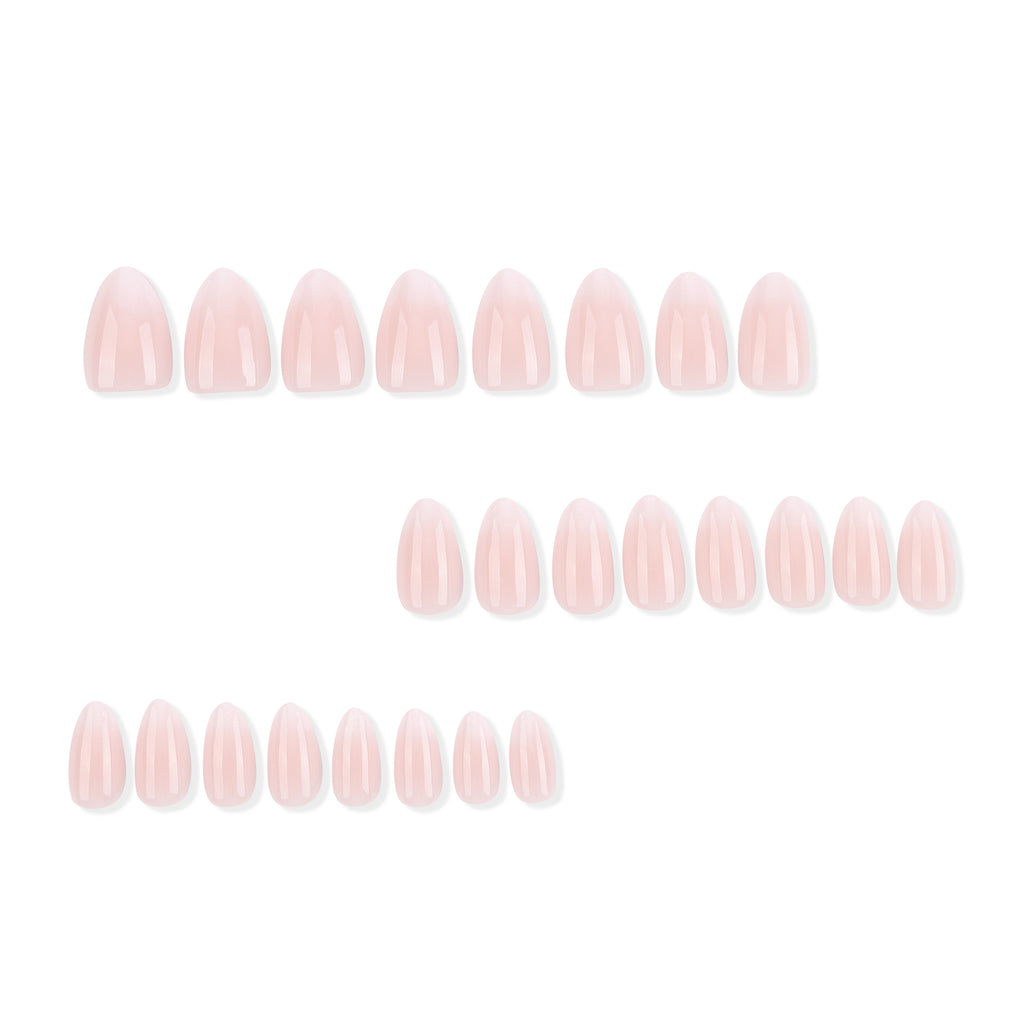 Almond-style nails