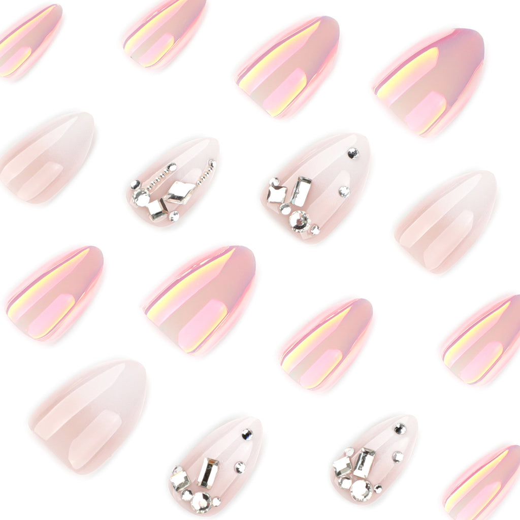 Handcrafted luxurious wedding nails