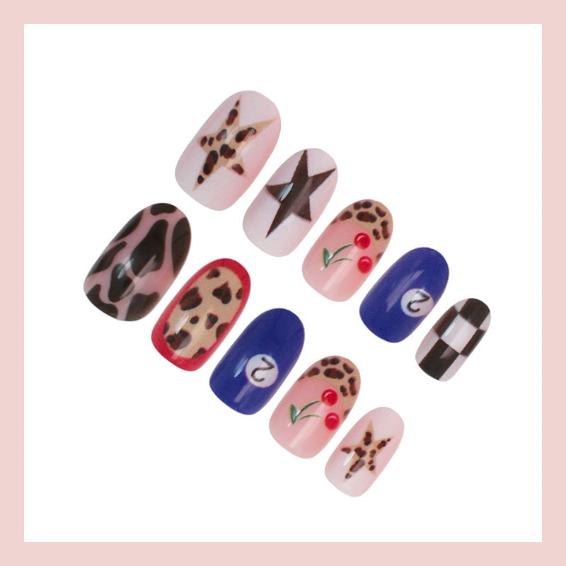 Cherry number nails