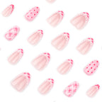 Simple strawberry nails