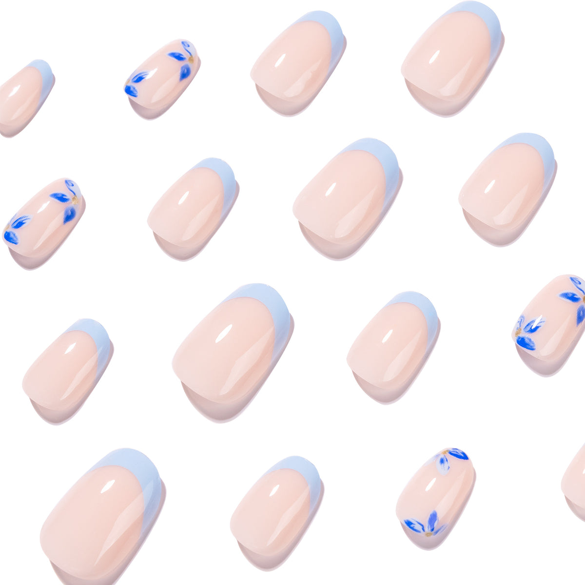 Sea salt flower nails
