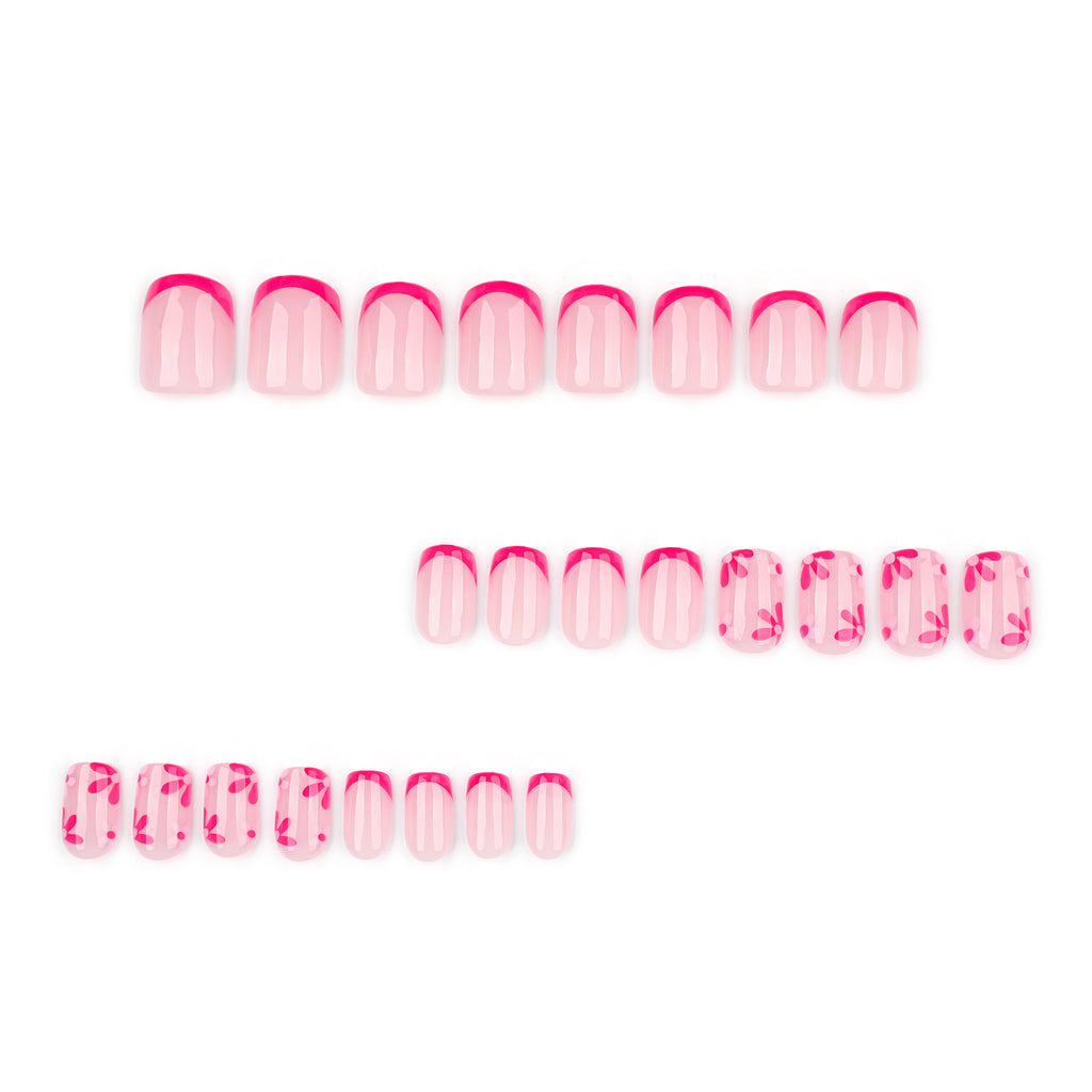 Rose-flowered nails