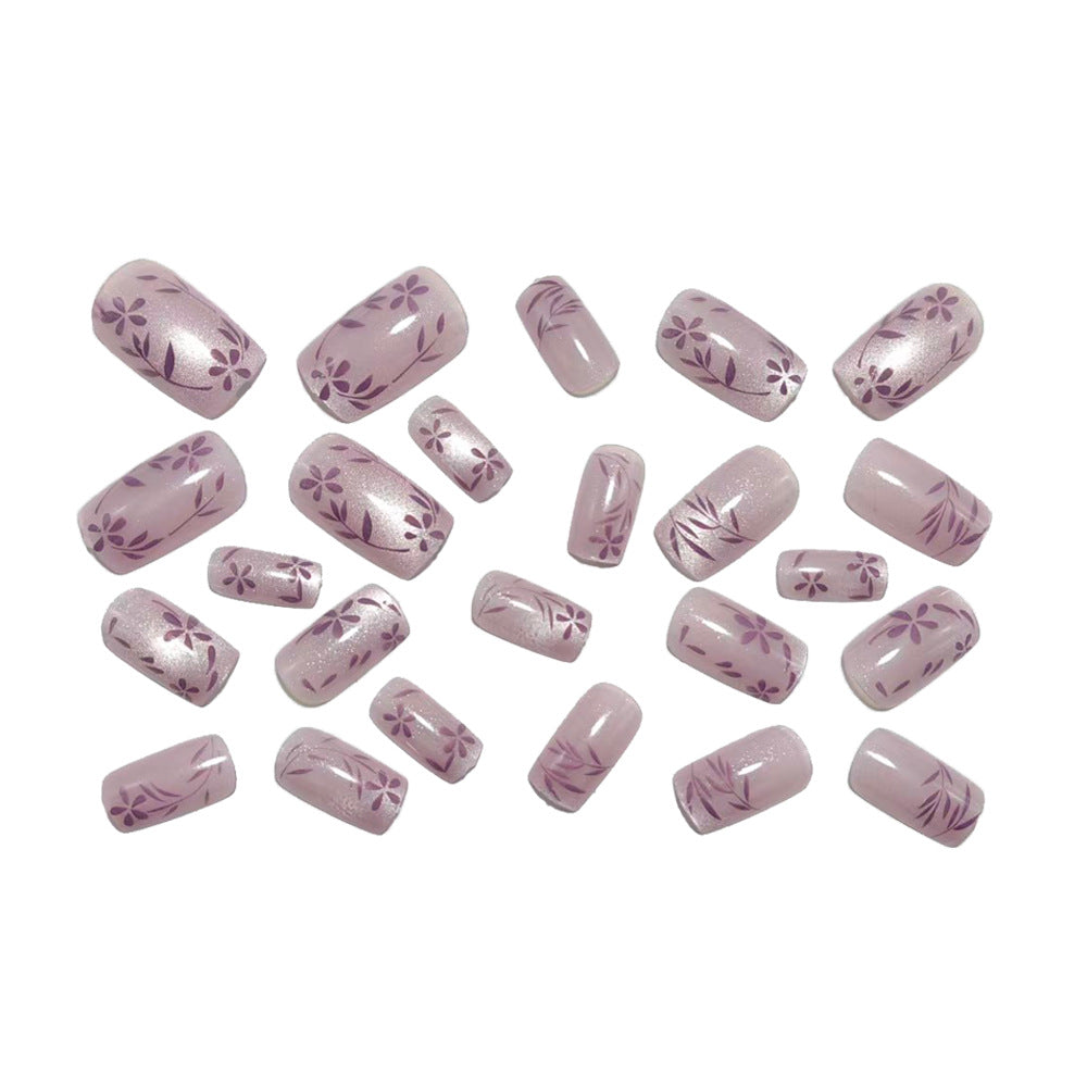Romantic purple nails