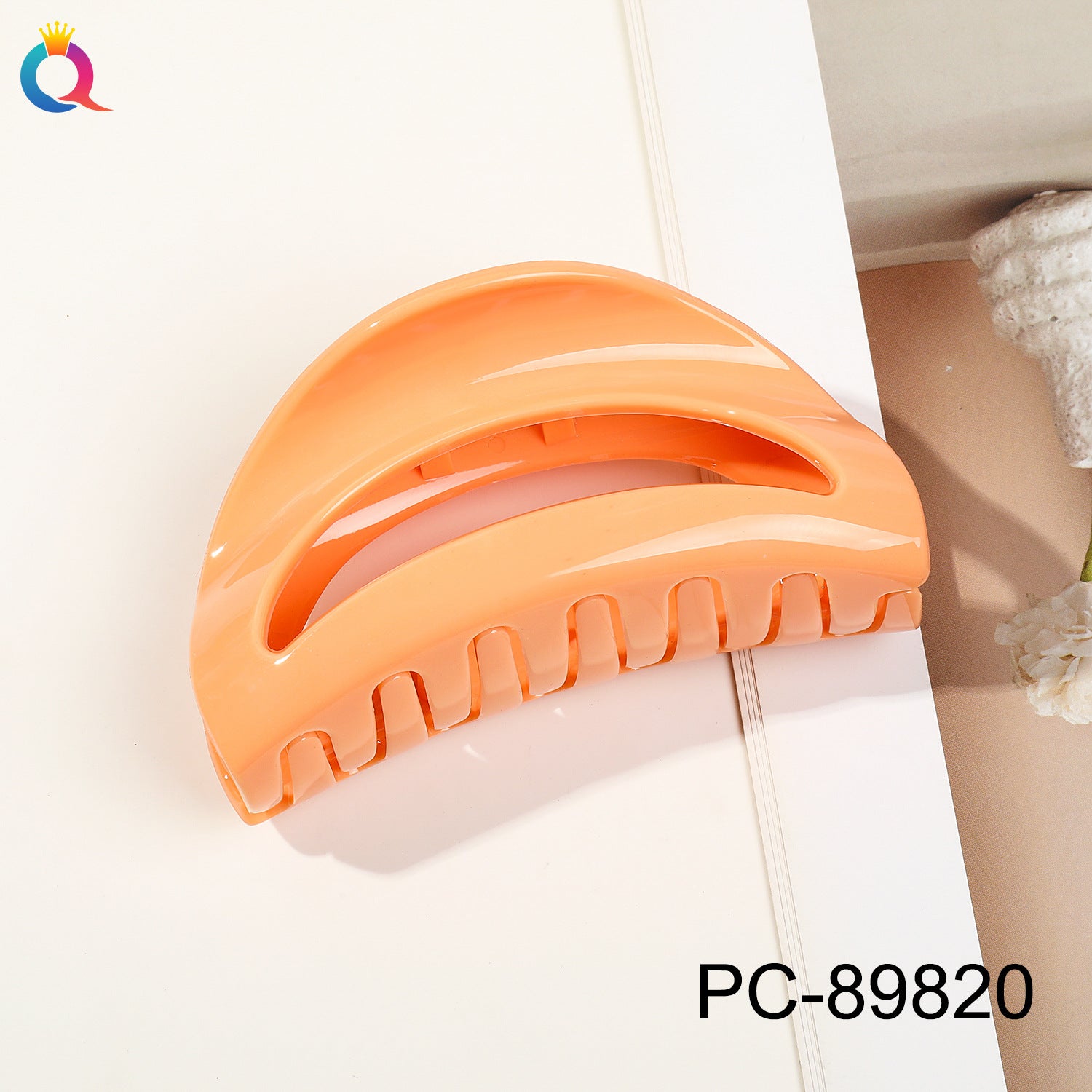 PC Hair Clip Back-of-Head Ponytail Holder Shark Clip Women's Hair Accessory