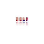24pcs American Flag Independence Day Stripes Long Nails