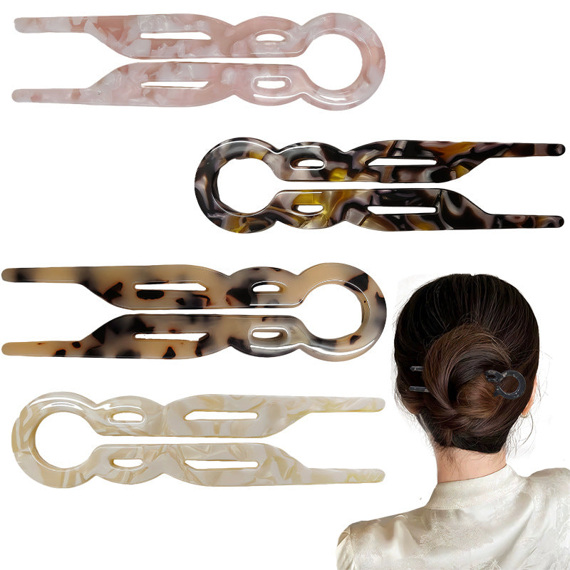 Good Hair Days Magic-Grip Hairpins, 10 Styling Updo U-Pins for Strong Hold Thick, Curly & Long Hair. All Day Discreet Hold for Buns, Half Updos, French Twists.
