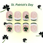 24pcs French-style Saint Patrick's Clover Nail