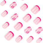 Rose-flowered nails