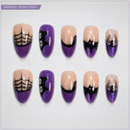 Purple devil nails
