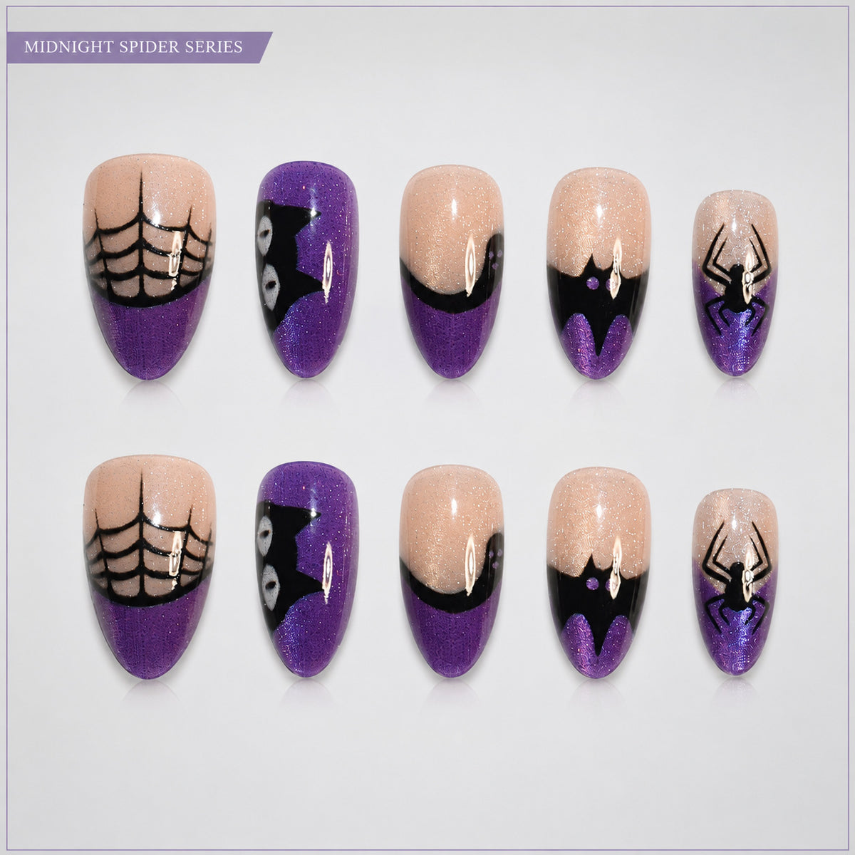Purple devil nails