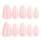 Shy peach nails
