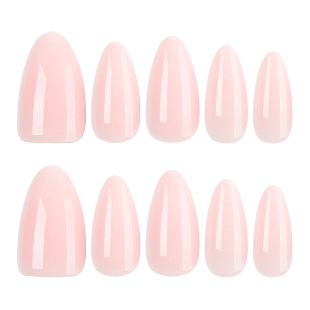 Shy peach nails