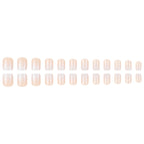 24pcs Ombre Square style nails