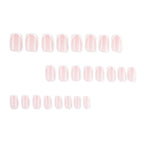 White French-style Square nails