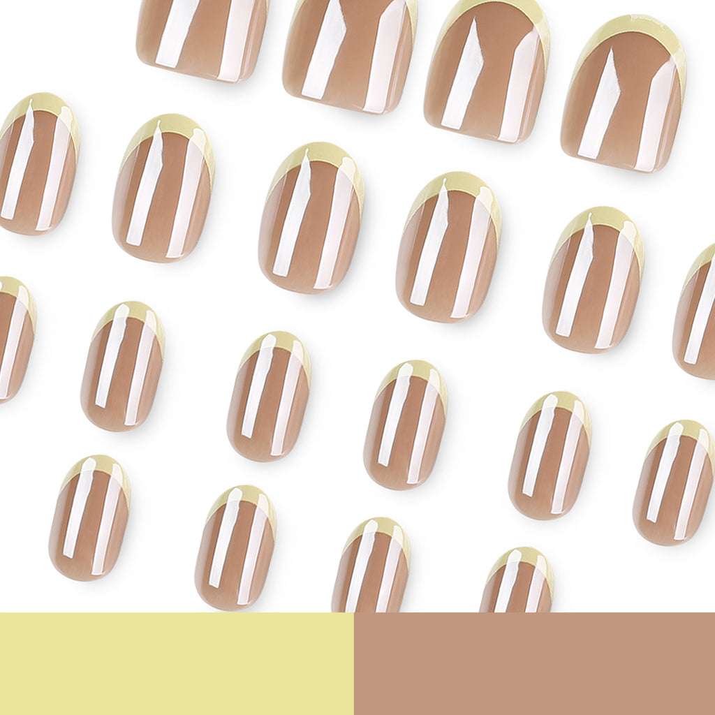 French yellow nails
