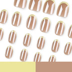 French yellow nails
