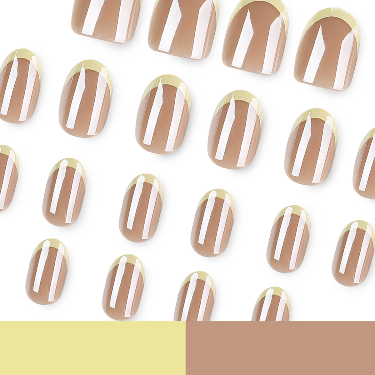 French yellow nails