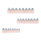 Green cat's eye nails