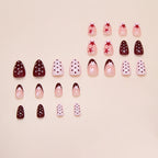 Sweet pink star nails