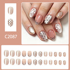 Nude skin with cat-eye nails